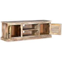 Berkfield Tv Cabinet Solid Mango Wood - thumbnail 3