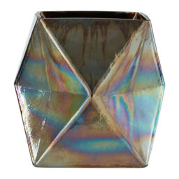 Orsina Rambia Small Oil Slick Glass Candle Holder