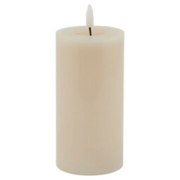 Luxe  Collection  Melt  Effect  3X6  Taupe  Led  Wax  Candle - thumbnail 1