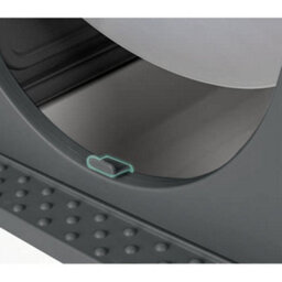 Thehotsale Grey Full Enclosed Foldable Cat Litter Box With Scoop - thumbnail 6