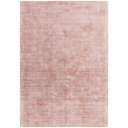 Pink Handmade , Luxurious , Modern , Plain Easy To Clean Viscose Rug For Living Room, Bedroom - 240Cm X 340Cm - thumbnail 2