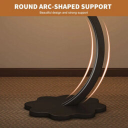1001 White C-Shape Sofa Side Table Couch Laptop End Table Coffee Tea Snack Desk Living Room - thumbnail 3