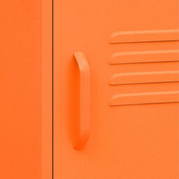 Vidaxl Nightstand Orange 35X35X51 Cm Steel - thumbnail 7