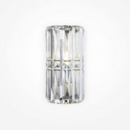 Luminosa Lighting Luminosa Maytoni Facet Classic Wall Lamp Chrome E14 - thumbnail 1