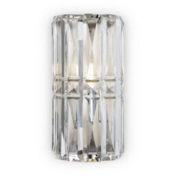 Luminosa Lighting Luminosa Maytoni Facet Classic Wall Lamp Chrome E14 - thumbnail 3