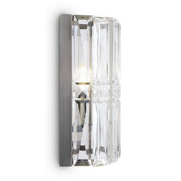 Luminosa Lighting Luminosa Maytoni Facet Classic Wall Lamp Chrome E14 - thumbnail 5
