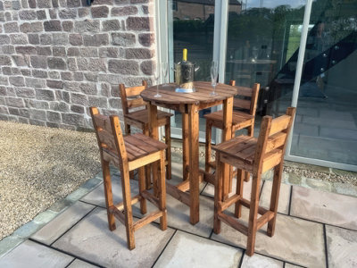 Charles Taylor Trading Charles Taylor Deluxe Alfresco Bar Set Four Seater
