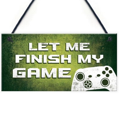 Red Ocean Funny Neon Effect Gaming Sign For Boys Bedroom Man Cave Games Room Gift - image 1