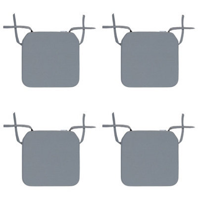 ProHeeder Outdoor Indoor Seat Cushion Pads Water Resistant  - 40X40X5Cm - Grey 4 Pack - image 1