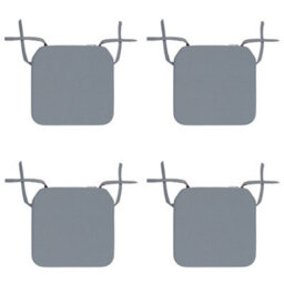 ProHeeder Outdoor Indoor Seat Cushion Pads Water Resistant  - 40X40X5Cm - Grey 4 Pack - thumbnail 1