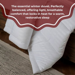 MHG Living 13.5 Tog Winter Duvet - Hypoallergenic Stripe Microfibre, Soft, Breathable & Machine Washable - Double - thumbnail 3