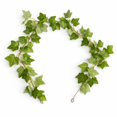 Leaf 160Cm Artificial Ivy Garland Trailing Hanging Plant Faux Foliage - Green - image 1