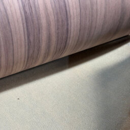 1 Roll Of Preglued Iron On Real Wood Dark Walnut Veneer. 2500X300X0.6mm - thumbnail 2