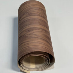 1 Roll Of Preglued Iron On Real Wood Dark Walnut Veneer. 2500X300X0.6mm