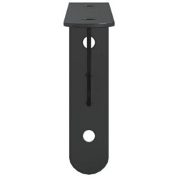 Berkfield Shelf Brackets 4 Pcs 15X2.5X11.5 Cm Black Stainless Steel - thumbnail 5