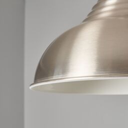 Inlight Lucia Satin Nickel Effect Pendant Round Light Shade (D)30Cm - thumbnail 3