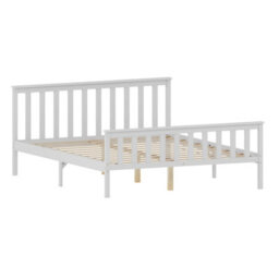 Lassic Vida Designs Milan White 5Ft King Size Wooden Bed Frame - High Foot End - thumbnail 9