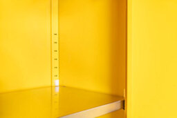 Bigdug Hazardous Substance Storage Cabinet - Metal Coshh Cupboard, Hse Safety Cabinet - 1 Shelf 700H X 900W X 460D mm - thumbnail 5