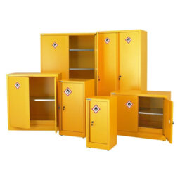 Bigdug Hazardous Substance Storage Cabinet - Metal Coshh Cupboard, Hse Safety Cabinet - 1 Shelf 700H X 900W X 460D mm - thumbnail 7