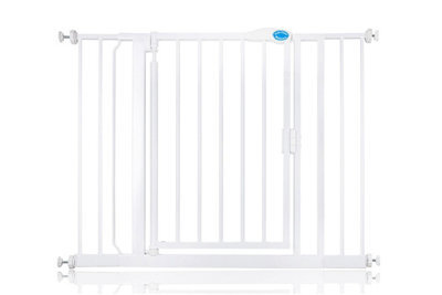 Bettacare Auto Close Pet Gate, 103.8Cm - 110.8Cm, White, Pressure Fit Stair Gate For Dog & Puppy - image 1