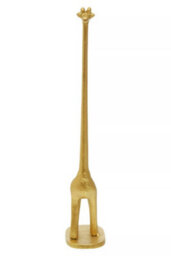 Orsina Fauna Gold Finish Giraffe Toilet Roll Holder - thumbnail 3