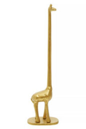 Orsina Fauna Gold Finish Giraffe Toilet Roll Holder