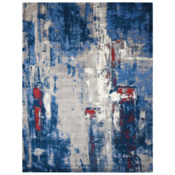 Nourison Twi20 Twilight Grey Blue Wool Rug-236Cm X 297Cm - thumbnail 7