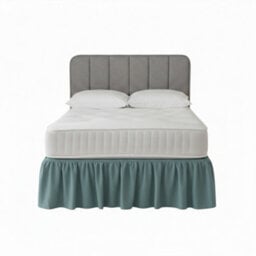 Base Valance Polycotton Sheet For Divan Beds Easy Care Bed Base Cover Duck Egg Blue - thumbnail 2