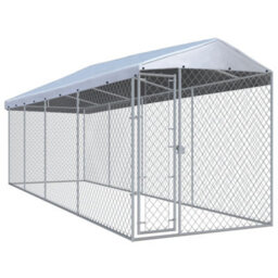 Berkfield Outdoor Dog Kennel With Roof 760X190X225 Cm