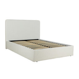 Home Source Serenity King Ottoman Storage Gas Lift Boucle Upholstered Bed - thumbnail 9