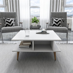 Decorotika Akya Coffee Table With Storage White - thumbnail 3