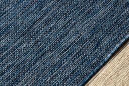 RugsX Carpet, Runner Sisal Sion A5165A Melange Flat Woven Navy Blue 80X300 Cm - thumbnail 5