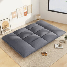 Floor Sofa Chair Convertible Lazy Couch W/adjustable Backrest - thumbnail 3