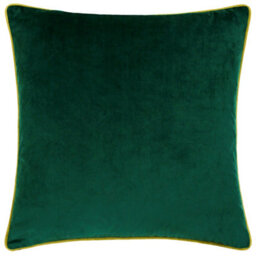 furn. Furn Meridian Velvet Polyester Filled Cushion, Emerald/moss, 45 X 45Cm