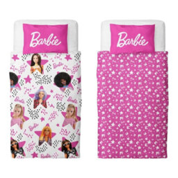 Barbie Stars Reversible Duvet Set Multicoloured (Single)