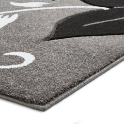 Grey Black Floral Runner For Living Room Dinning Room Utility Room-60Cm X 225Cm (2Ft. X 7Ft. 4In.) - thumbnail 5