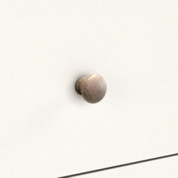Farro Coconut White 2 Over 3 Drawer Chest With Washed Oak Top - Fully Assembled By Roseland Furniture - thumbnail 9
