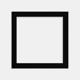 Ak Frames 50X50Cm Black Picture Mounts To Fit 40X40Cm Aperture Size - Mount Board Only (No Frame Included) - thumbnail 1