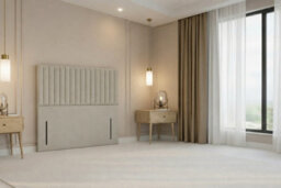 "Nexus Amalfi Plush Divan, Cream, 54"" Headboard, No Drawers, Open Coil Mattress, Small Double" - thumbnail 6
