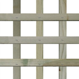 Premier Garden Supplies Triple-Dome Wooden Trellis Panel 6Ft X 1Ft (3 Pack) Privacy Square Lattice Fencing Topper Extension For Climbing Plant Support - thumbnail 2