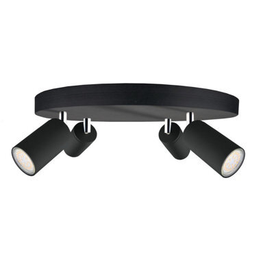 Luminosa Lighting Luminosa Eye Ceiling Spotlight Clusters Black, 30Cm, 4X Gu10