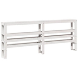 Berkfield Bed Frame Without Mattress White 180X200 Cm Super King Solid Wood Pine - thumbnail 8