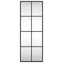 Vidaxl Wall Mirror Black 30X80 Cm Rectangle Iron - thumbnail 3