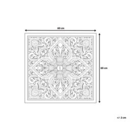 Beliani  Wall Decor Yonora 60 Cm White - thumbnail 3