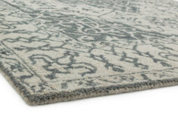 Silver Grey Wool Rug For Living Room And Bedroom-160Cm X 230Cm - thumbnail 4
