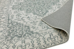 Silver Grey Wool Rug For Living Room And Bedroom-160Cm X 230Cm - thumbnail 5