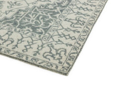 Silver Grey Wool Rug For Living Room And Bedroom-160Cm X 230Cm - thumbnail 2