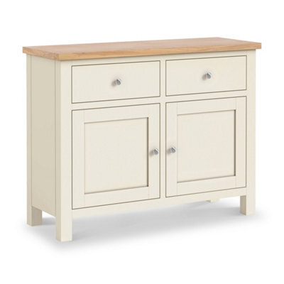 Farro Xl Cream 2 Door Sideboard Cabinet Fully Assembled - By Roseland Furniture - image 1
