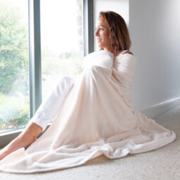 Snug Rug Snug-Rug Premium Blanket Luxury Sherpa Fleece Sofa Tv Throw Large Blankets 150X200Cm - Champagne - thumbnail 2