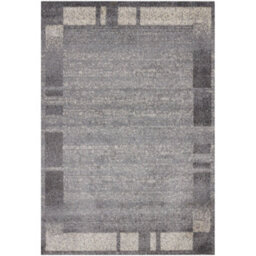 The Rugs Ephesus Collection Modern Rugs Grey Cream 7438Gc - thumbnail 1